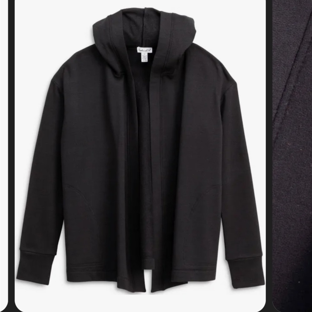 Splendid Black Cardigan Hoodie